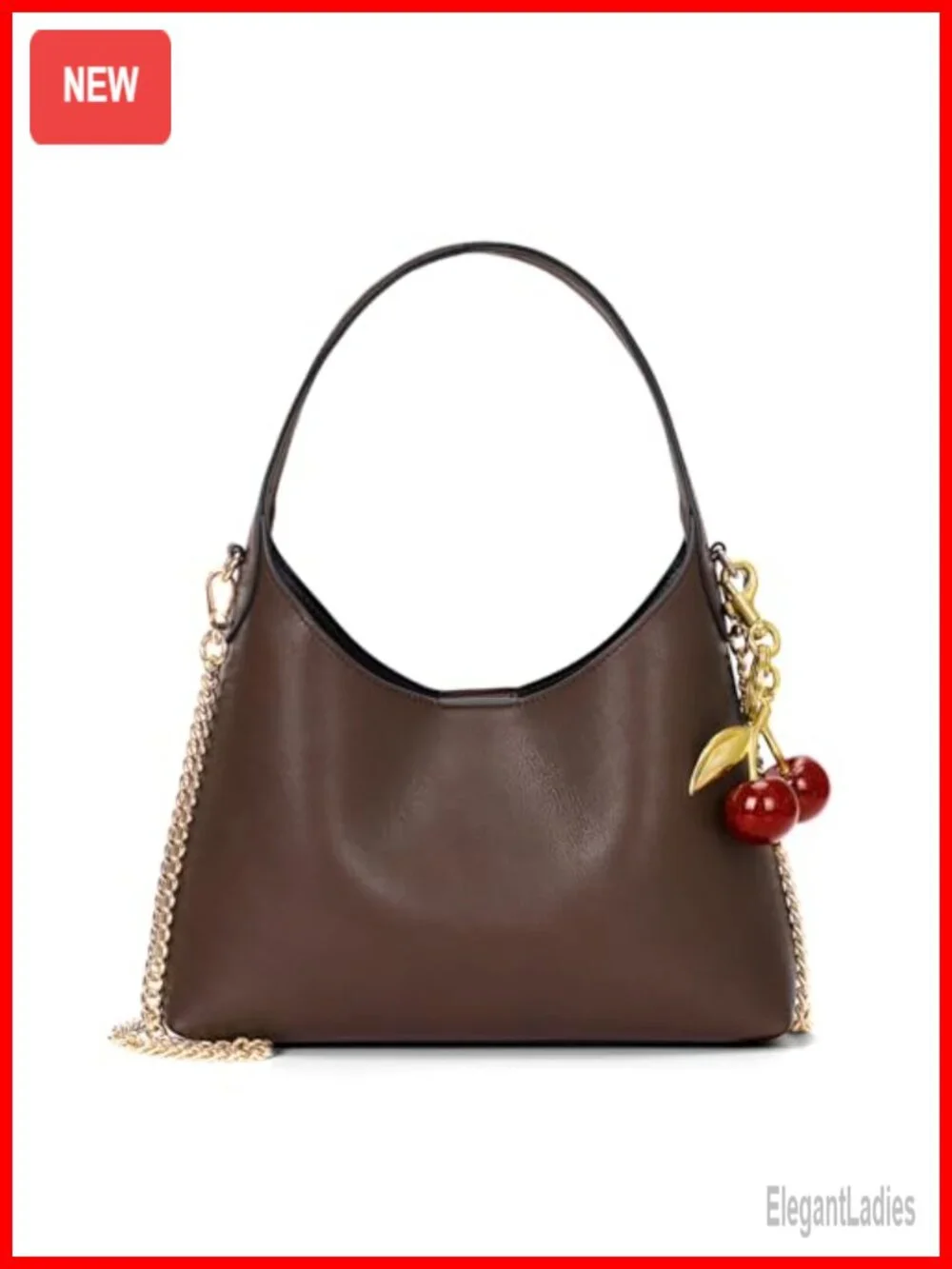 Small Hobo Shoulder Bag Faux Leather Vegan Crossbody Purse Women